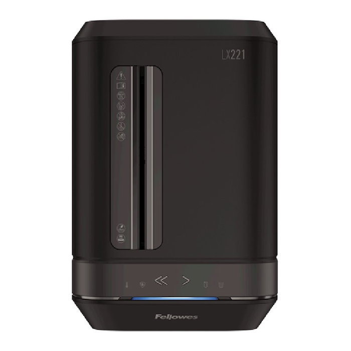 Fellowes LX221 Destructora de Papel Microcorte Negra
